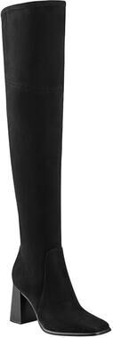 Marc Fisher Women’s Denki Faux Leather Knee-High Boots Black 5.5M NIB